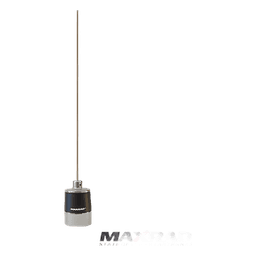 Antena Móvil VHF / Rango 132-174 MHz / Ganancia 3 dBi / Potencia 200 W / Longitud 147 cm / Conector NMO 3/4"