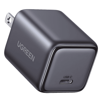 Cargador de Pared / 30W / 1 Puerto USB-C / PD3.0 / QC3.0 / PPS / GaN II / Compacto