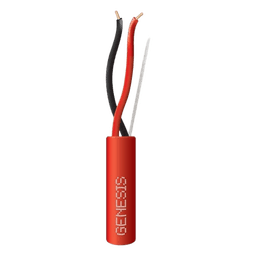 Carrete de Alambre / 2 x 12 AWG / Riser / FPLR-CL3R / 305 m (1000 ft) / Rojo / Detección de Incendio y Evacuación
