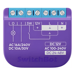 Relevador Inteligente / WiFi+BLE / Salida Contacto Seco / 16A AC / 42x36x16 mm / 138x118x52 pies / Compatible Alexa y Google Home