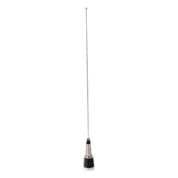 Antena Móvil VHF/UHF / Banda Ancha 132-512 MHz / 150 Watts / 1/4 de Onda / 56 cm (22 in) / NMO con Resorte