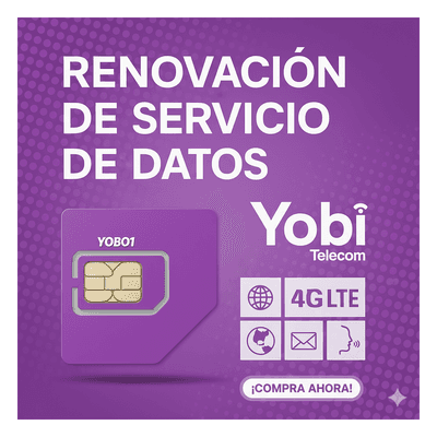 Plan de datos anual / 10GB mensuales / 12 meses / 2G 3G 4G 5G / Roaming EU y Canadá 15 días