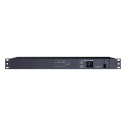 PDU ATS Medible / 10 Salidas NEMA 5-15R / 2 Entradas 120 Vca / 1UR Horizontal 19 in / Cable 3.05 m (10 ft) / 100-120 Vca