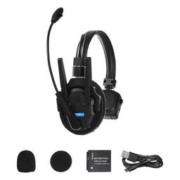 Intercomunicador Inalámbrico / Full-Duplex / Alcance 500 m (1640 ft) / Hasta 13 Unidades / Latencia 80 ms / AEC 2.0 / Batería 24 Hrs / USB-C