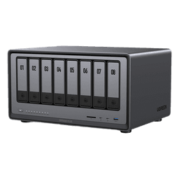 NAS Profesional / 8 Bahías SATA + 2 M.2 NVMe / Intel Core i5-1235U 10 Núcleos / 2 Puertos 10GbE / Thunderbolt 4 40 Gbps / HDMI 8K / DDR5 64 GB / PCIe 4.0 x4