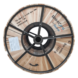 Carrete de Fibra Óptica Aérea Figura 8 / G.652D Monomodo / 12 Hilos / Span 100 m / 4 km / 13,123 pies