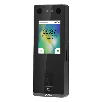 Terminal Biométrica IP / Pantalla 2.8" / 3,000 Rostros / 6,000 Huellas / IP65 / Video Intercom SIP / ONVIF / Anti-Fraude