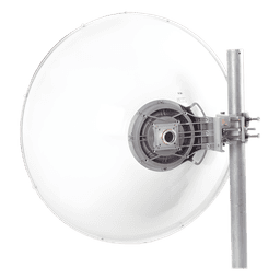 Antena Parabólica Direccional / 32.1 dBi / 4.9 a 6.4 GHz / Doble Polarización MIMO / Plato Profundo / Guía de Onda / Soporte Incluido