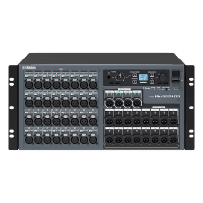 Rack de Expansión E/S / 32 Entradas Analógicas / 24 Salidas / Dante / Redundancia de Fuente