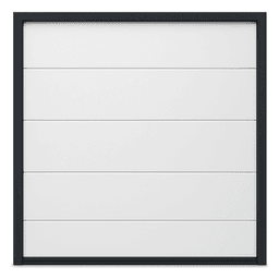 Puerta de Garage Seccional / 9 x 8 ft (2.74 x 2.44 m) / Panel Calibre 26 / Aislamiento Poliuretano 42 mm / 42 kg/m³ / Estilo Americano