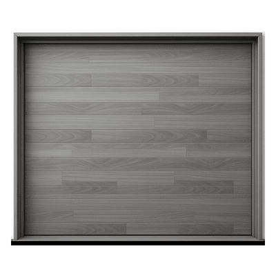 Puerta de Garage Seccional / 12 x 9 Pies (3.66 x 2.74 m) / Aislamiento Poliuretano 42 mm / Lámina Calibre 26 / Acabado Laminado Blanco / 6 Secciones