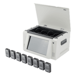 Kit Estación de Descarga para Bodycam / 8 Unidades / Pantalla Táctil 12 Pulgadas / Almacenamiento 36 TB / Ethernet FTP / 4G / 4K UHD