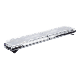 Barra de Luces LED / 130 LEDs / Dual Color Frontal Rojo/Azul/Blanco / Trasero Rojo/Azul/Ámbar / 48" (121.9 cm) / 48 Patrones de Destello / -30 a 50 °C