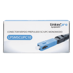 Conector de Fibra Óptica / SC/UPC / Monomodo / Re-terminable / 900μm, 2.0mm, 3.0mm / 10 Piezas / -40°C a 70°C
