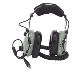 Auriculares de Aviación / Cancelación Activa de Ruido / Reducción 24 dB / Cable Espiral 1.5 m (4.9 ft) / Micrófono M-7A / Certificación FAA TSO