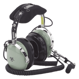 Auriculares de Aviación / Cancelación Activa de Ruido / Reducción 24 dB / Cable Espiral 1.5 m (4.9 ft) / Micrófono M-7A / Certificación FAA TSO