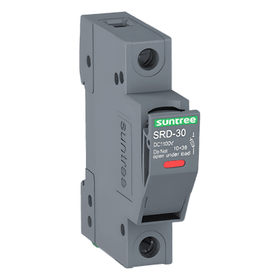 Porta Fusible DC / 1000V / 1 Polo / Riel DIN 35 mm / 30 kA / 1-30 A / IP20