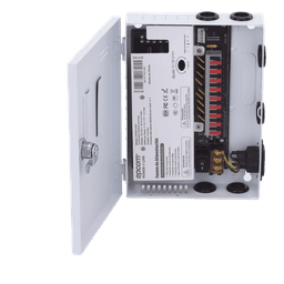 Fuente de Alimentación Profesional / 9 Canales / 16 A Total / 11-15 VCC Ajustable / 200 W / Filtro de Ruido por Canal