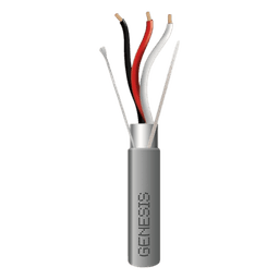 Cable para Alarma / 3x18 AWG / Blindado con Dren / Riser FPLR-CMR / 305 m (1000 ft) / Gris