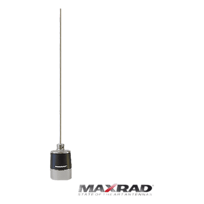 Antena Móvil UHF / Rango 450-470 MHz / Potencia 200 W / Ancho de Banda 20 MHz / Montaje NMO 3/4" / Acero Inoxidable