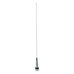 Antena Móvil VHF/UHF / Banda Ancha 132-512 MHz / 150 Watts / 55 cm / Montaje 3/4 NMO con Resorte