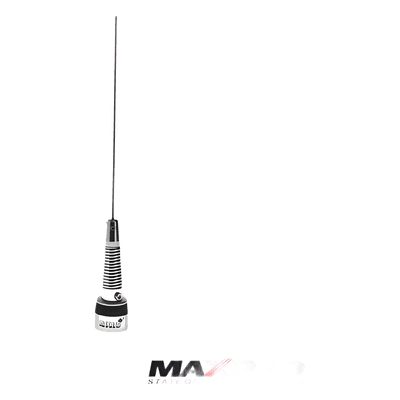 Antena Móvil UHF / Banda Ancha 380-520 MHz / Ganancia 2.0 dB / Potencia 200 W / Longitud 30 cm / Resorte Integrado