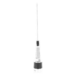 Antena Móvil UHF / Banda Ancha 380-520 MHz / Ganancia 2.0 dB / Potencia 200 W / Longitud 30 cm / Resorte Integrado