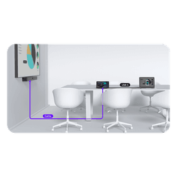 Barra de Videoconferencia / 4K Ultra HD / Dual Cámara 48 MP / Audio 8 Micrófonos MEMS / Android 13 / BYOD USB-C o Inalámbrico / Wi-Fi 6 / Bluetooth 5.0