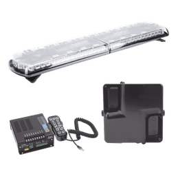 Torreta LED Vehicular / 48 pulgadas / 130 LED / Dual Color / 48 Patrones de Destello / Aluminio y Policarbonato