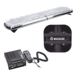 Kit de Sirena Vehicular / Barra de Luces 48 in (121.9 cm) / 130 LED / Dual Color / 100 W / 48 Patrones / SAE J1849