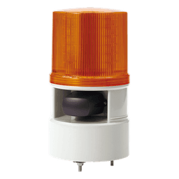 Baliza LED con Sirena / 5 Tonos 105 dB / 4 Patrones de Destello / IP65 / 110-220 VCA / -30°C a +50°C