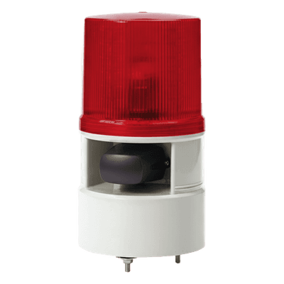 Luz de Advertencia LED / Bocina 105 dB / 12.5 cm (4.9 in) / 12-24 VCD / 4 Modos de Destello / -30°C a +50°C