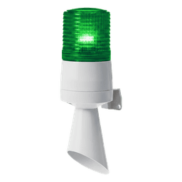 Baliza LED con Zumbador / 60 mm / 95 dB / IP54 / 24 VCD / Fijo e Intermitente / -30°C a +50°C