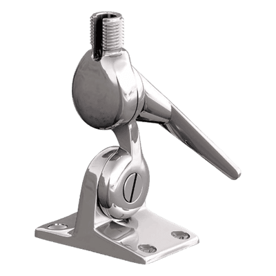 Soporte de Montaje de Cremallera / Acero Inoxidable / Diseño sin Tuercas / Dientes de 5° / Liberación Rápida / Rosca 1"-14 / Superficies Inclinadas