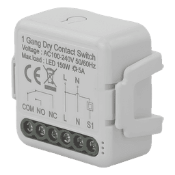 Módulo Switch Relé / Contacto Seco / 100-240V CA / 5A / 150W LED / ZigBee