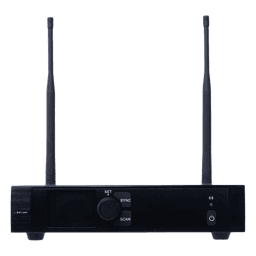 Receptor Inalámbrico / U-Band 540-690 MHz / Modulación PI/4-DQPSK / Pantalla TFT-LCD 2.2" / Salida Balanceada XLR y BNC / Encripción de Audio / Escaneo de Frecuencia
