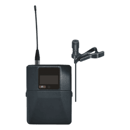 Micrófono de Solapa Inalámbrico / Transmisión Digital UHF / Modulación pi/4-DQPSK / Doble Banda 540-590 MHz y 640-690 MHz / Autonomía >10 Horas / Pantalla OLED / Potencia Ajustable ≥10 dBm