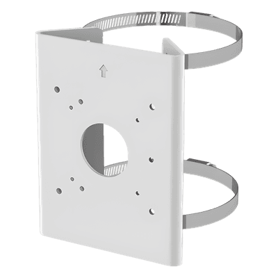 Soporte de Poste para Cámara / Carga 4 kg / Aluminio y Acero Inoxidable SUS304 / Poste 65-152 mm (2.6-6.0 in) / Uso Interior y Exterior