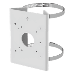 Soporte de Poste para Cámara / Carga 4 kg / Aluminio y Acero Inoxidable SUS304 / Poste 65-152 mm (2.6-6.0 in) / Uso Interior y Exterior