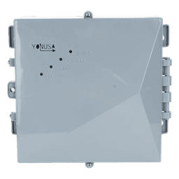 Energizador Perimetral / 12,000 V / 1 J / 2,500 m (8,202 ft) Lineales / Control Remoto con Pánico / Respaldo Batería 3 Días / Alimentación Solar Opcional