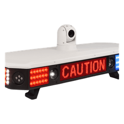 Sistema de Luces de Emergencia para Vehículos Policiales / 8 Cámaras HD AI / PTZ 30x / 6 TOPS / 4G/5G / Sirena 100W / Pantalla LED / RGB 20,000 h