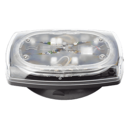 Minibar LED / 10 Pulgadas / 48 LEDs / 91 Patrones de Destello / 12-24 VDC / Base Magnética / Lente Transparente