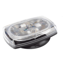 Minibar LED / 10 Pulgadas / 48 LEDs / 91 Patrones de Destello / 12-24 VDC / Base Magnética / Lente Transparente