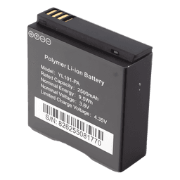 Batería de Respaldo / 2500 mAh / 3.8 VCC / Litio de Alta Densidad / 40 x 40 x 14 mm