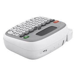 Impresora de Etiquetas Portátil / Térmica 203 ppp / Bluetooth / Pantalla LCD 128x16 / Teclado QWERTY / Ancho 10 mm / USB-C / Batería AAA