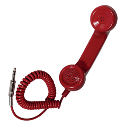 Auricular para teléfono de emergencia / Conector jack 6,3 mm / Compatible con centrales Previdia Ultravox