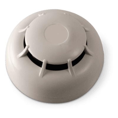 Detector de Humo Óptico / 4 Sensibilidades Programables / 0.08-0.15 dB/m / Muestreo 4 s / 90 μA / IP43