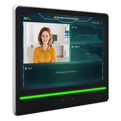 Terminal de Verificación Facial / Pantalla Táctil 10.1" / Autenticación Dual Rostro-Tarjeta / Cámara Binocular 2MP WDR / Capacidad 10,000 Rostros / WiFi 2.4 GHz / Android 7.1