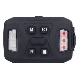 Luz de Advertencia Múltiple XLTD2735A / 26 LEDs Rojo/Azul/Blanco / IP67 / Magnética / Recargable 1200mAh / 72x48x29mm