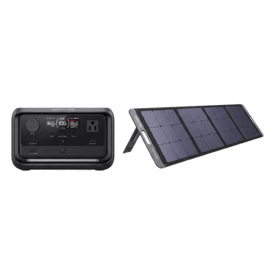 Estación de Energía Portátil / 600W AC / X-Boost 1200W / Batería LiFePO4 286Wh / Panel Solar 200W / UPS <10ms / IP67